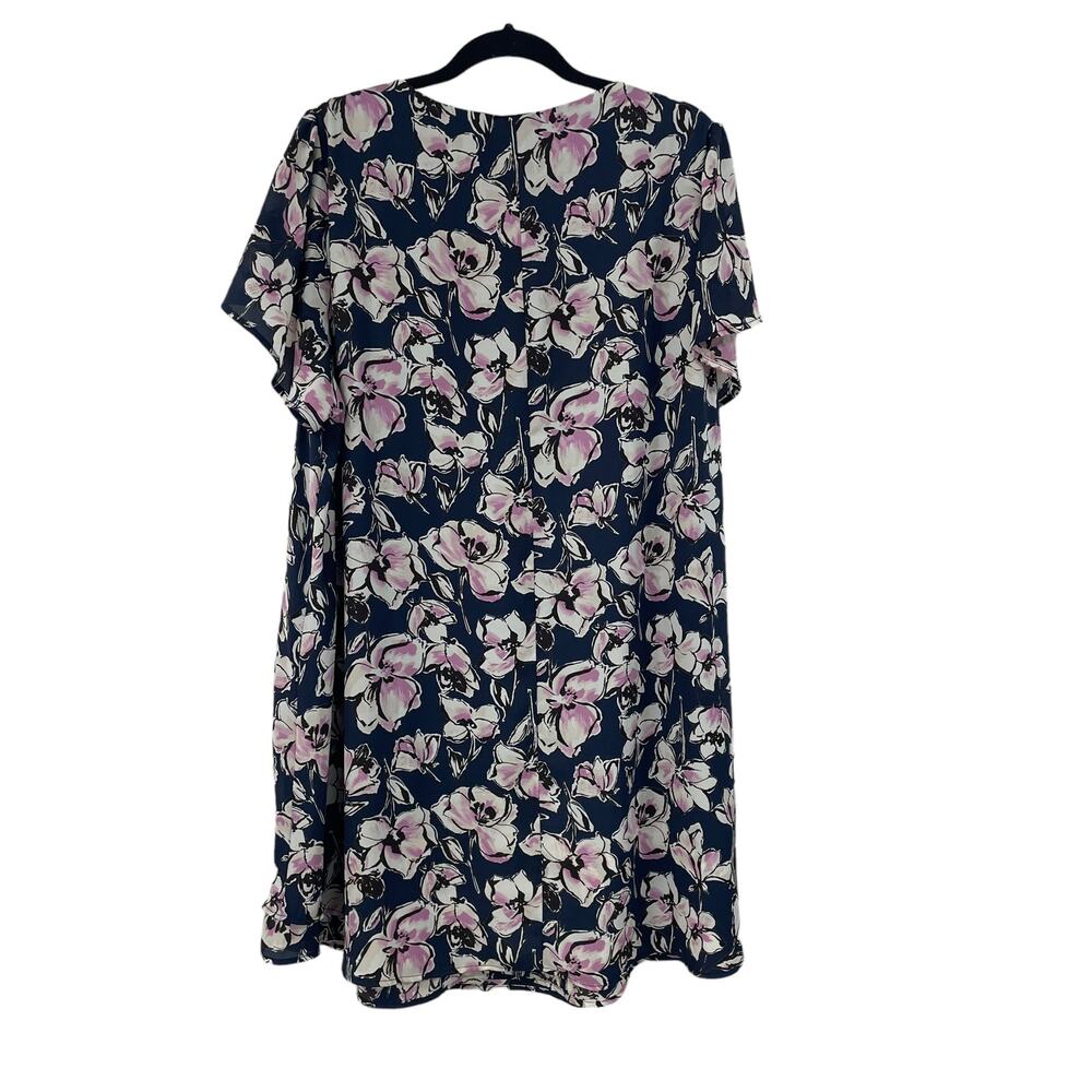 Andree By Unit Short Flutter Sleeve Floral Dress … - image 6